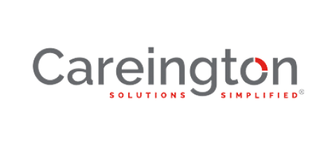 Careington Solutions logo with tagline "Solutions Simplified" in gray and red text.